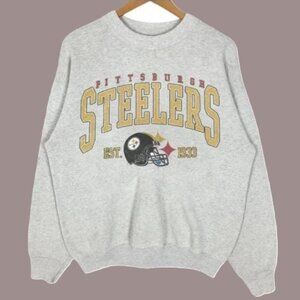 Pittsburgh Football Crewneck Sweatshirt, Vtg Pittsburgh Shirt, Pittsburgh